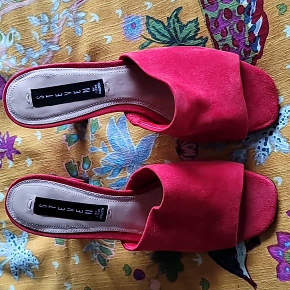 suede slide mules - Picture 2 of 5